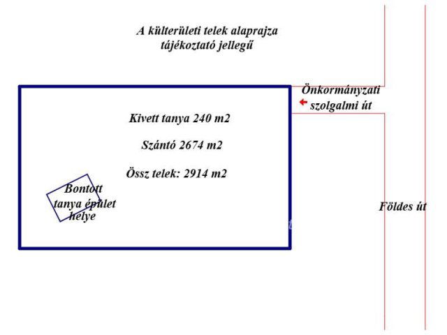 Eladó telek, Lakitelken 4.5 M Ft / költözzbe.hu