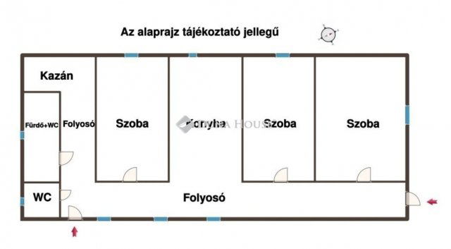 Eladó családi ház, Csákváron 62.9 M Ft, 3 szobás