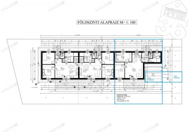 Eladó sorház, Kecskeméten 66.9 M Ft, 3 szobás