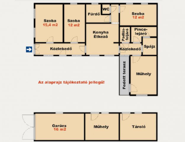 Eladó családi ház, Kiskunhalason 27.9 M Ft, 3 szobás