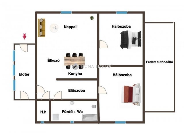 Eladó családi ház, Kecskeméten 99.5 M Ft, 3 szobás
