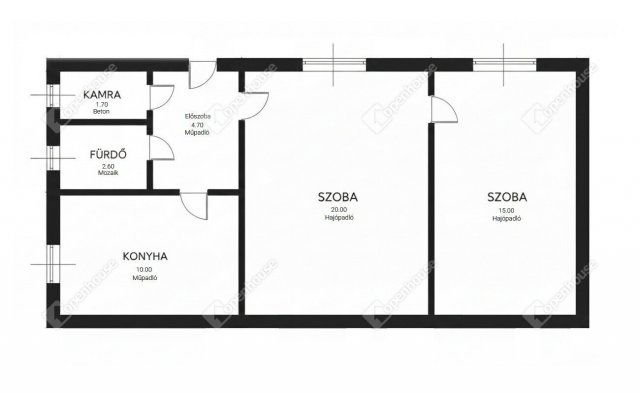 Eladó családi ház, Miskolcon 24.99 M Ft, 2 szobás
