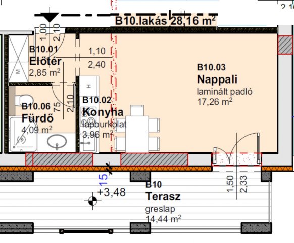 Eladó téglalakás, Szombathelyen 31.9 M Ft, 2 szobás