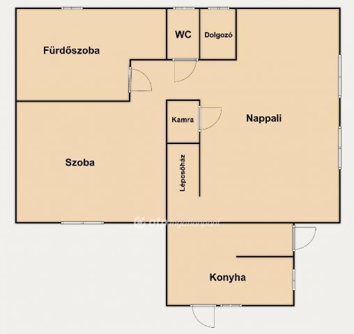 Eladó családi ház, Érden 78.5 M Ft, 3+1 szobás