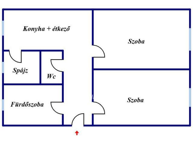 Kiadó téglalakás, albérlet, Miskolcon 150 E Ft / hó, 2 szobás