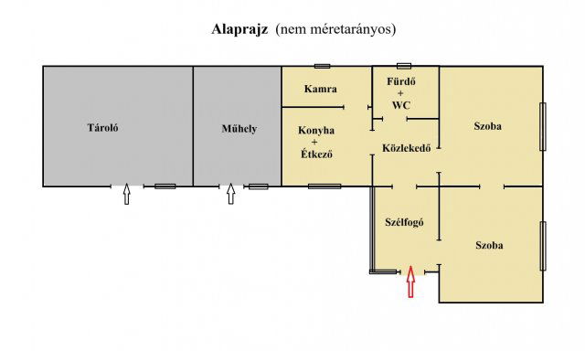 Eladó családi ház, Nemesgulácson 34.5 M Ft, 2 szobás