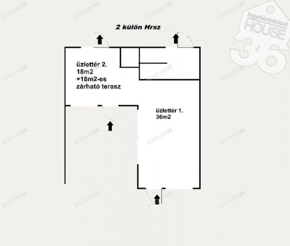Eladó üzlethelyiség, Kecskeméten 64.9 M Ft, 2 szobás