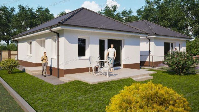 Eladó ikerház, Vácrátóton 99.5 M Ft, 4 szobás