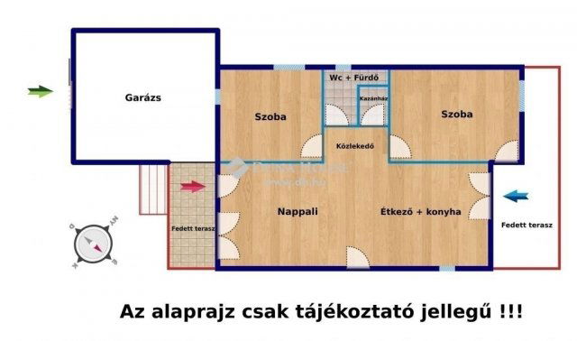 Eladó családi ház, Tápióságon 64.9 M Ft, 3 szobás