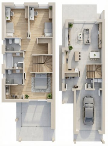 Eladó ikerház, Siófokon 134.99 M Ft, 4 szobás