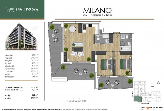 Eladó téglalakás, Budapesten, XIII. kerületben, Dévai utcában