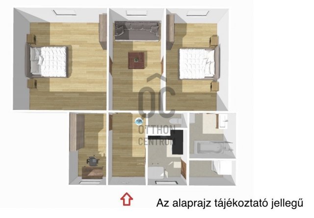 Eladó téglalakás, Budapesten, X. kerületben 89.7 M Ft, 4 szobás
