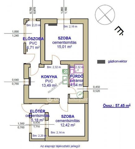 Eladó családi ház, Tiszafüreden 17 M Ft, 2 szobás