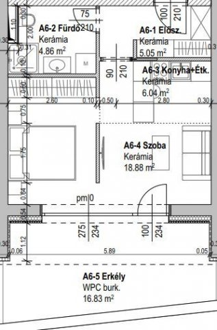 Eladó téglalakás, Alsóörsön 59.9 M Ft, 1 szobás