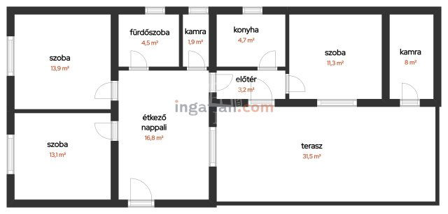 Eladó családi ház, Tökölön 69 M Ft, 3 szobás