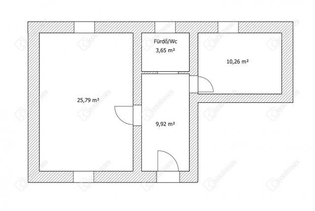 Eladó téglalakás, Sopronban 39 M Ft, 2 szobás