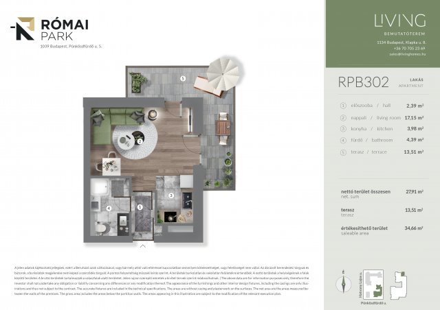 Eladó téglalakás, III. kerületben, Pünkösdfürdő utcában