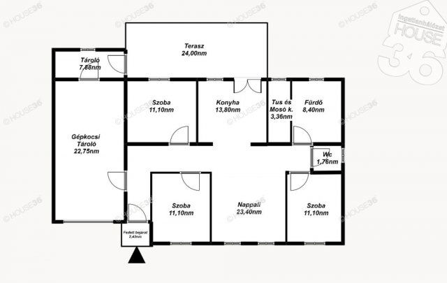 Eladó ikerház, Kecskeméten 79.9 M Ft, 4 szobás