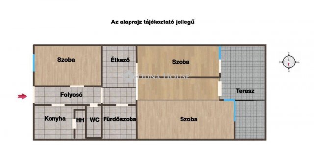 Eladó téglalakás, Nyíregyházán 66.9 M Ft, 3 szobás