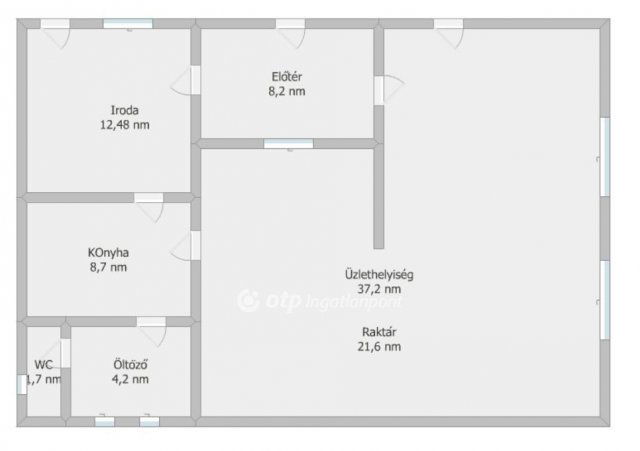 Eladó üzlethelyiség, Pakson 64.99 M Ft / költözzbe.hu