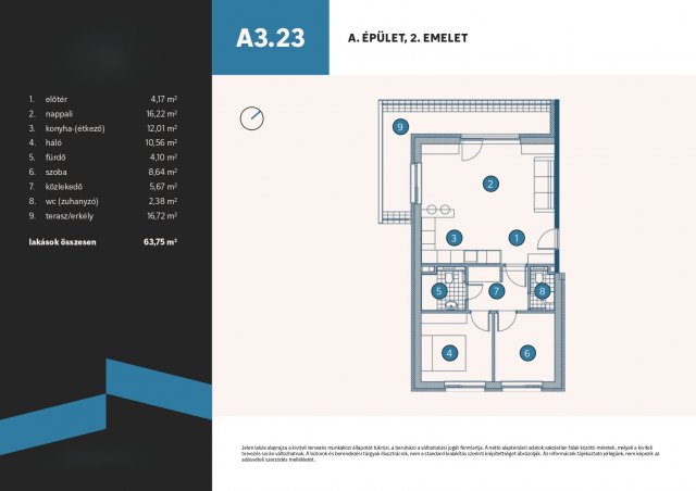 Eladó téglalakás, Vámosszabadin 67.75 M Ft, 1+2 szobás