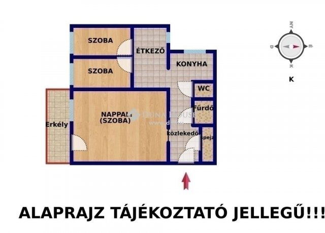 Eladó panellakás, Budapesten, XV. kerületben 64.9 M Ft, 3 szobás