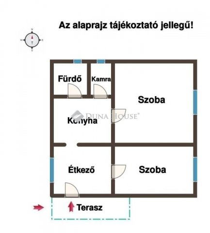 Eladó családi ház, Pusztaszabolcson 45 M Ft, 2 szobás