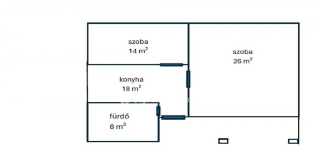 Eladó családi ház, Mátészalkán 45 M Ft, 2 szobás