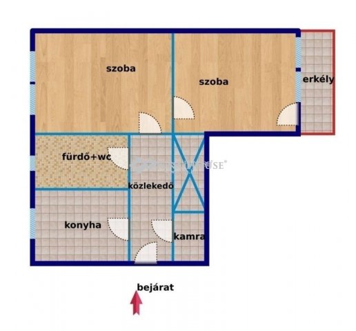 Eladó téglalakás, Szombathelyen 46.9 M Ft, 2 szobás