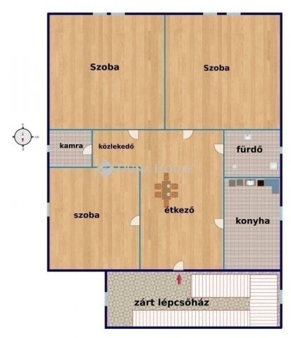 Eladó családi ház, Vecsésen 65 M Ft, 3 szobás