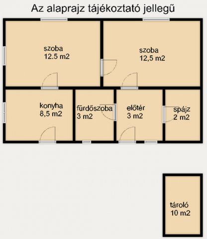 Eladó családi ház, Kiskunhalason 26.99 M Ft, 2 szobás