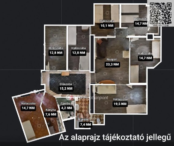 Eladó téglalakás, Budapesten, VIII. kerületben 159 M Ft