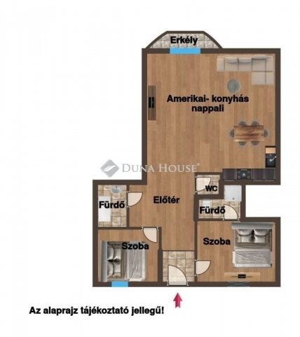Eladó téglalakás, Budapesten, IX. kerületben 125 M Ft, 3 szobás