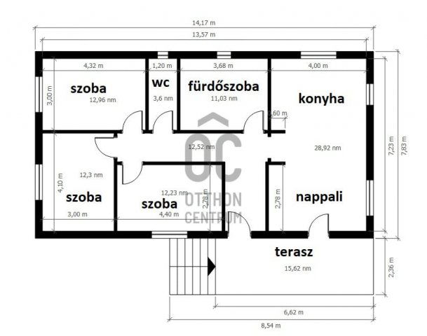 Eladó családi ház, Tápiószentmártonon 56.9 M Ft, 3 szobás