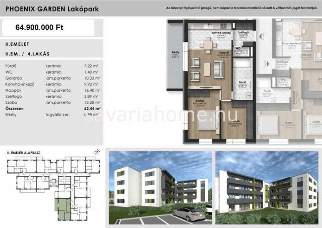 Eladó téglalakás, Szombathelyen 64.9 M Ft, 3 szobás