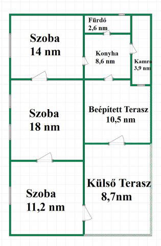 Eladó családi ház, Dunakeszin 59 M Ft, 3 szobás