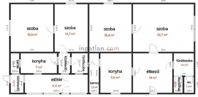 Eladó családi ház, Tiszakécskén 29.9 M Ft, 4 szobás