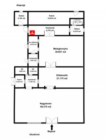 Eladó üzlethelyiség, Békésen 45 M Ft / költözzbe.hu