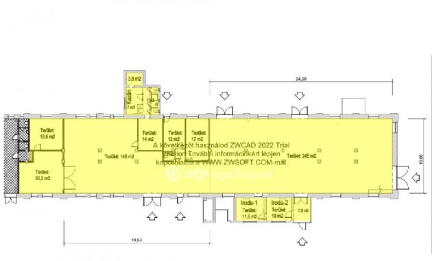 Kiadó ipari ingatlan, Gödön 786 E Ft / hó / költözzbe.hu