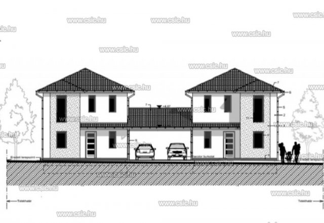 Eladó ikerház, Vecsésen 124.9 M Ft, 4 szobás