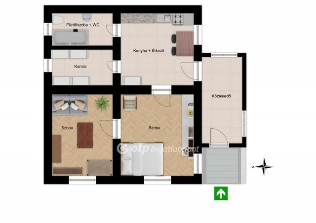 Eladó családi ház, Tiszavasváriban 13 M Ft, 2 szobás