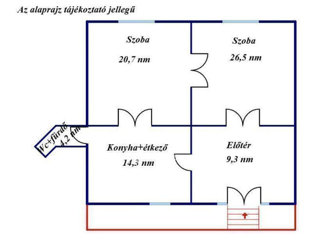 Eladó téglalakás, Nagykőrösön 31.9 M Ft, 2 szobás