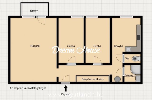Kiadó panellakás, albérlet, Nyíregyházán 160 E Ft / hó