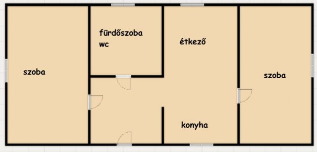 Eladó családi ház, Kecskeméten 22.7 M Ft, 2 szobás