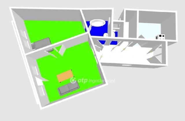 Eladó téglalakás, Budapesten, IX. kerületben 89.9 M Ft, 2 szobás