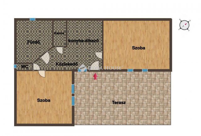 Eladó téglalakás, Abonyban 30 M Ft, 2 szobás