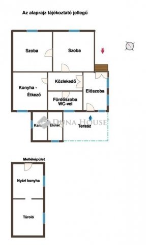 Eladó családi ház, Tápiószecsőn 42.9 M Ft, 2 szobás