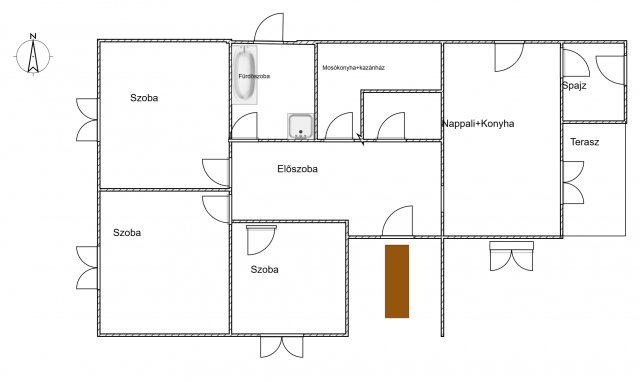 Eladó családi ház, Miskolcon 89 M Ft, 2+1 szobás