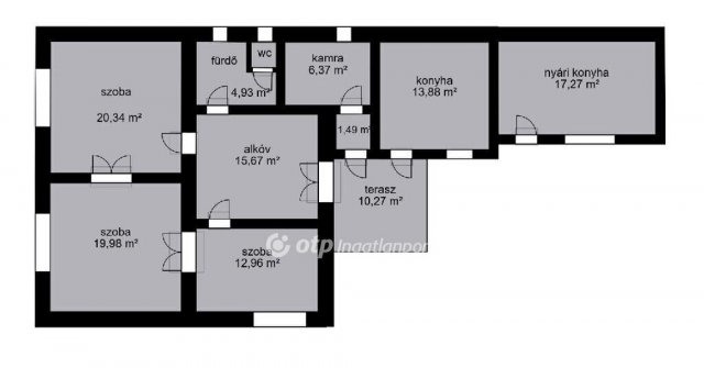 Eladó családi ház, Kétegyházán 20 M Ft, 3+1 szobás