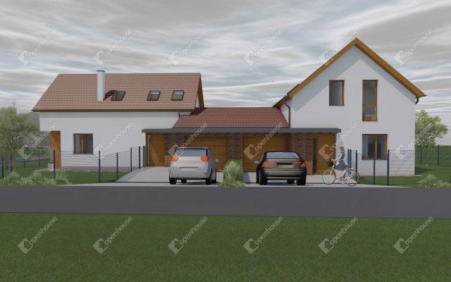 Eladó ikerház, Nagypálin 90 M Ft, 5 szobás